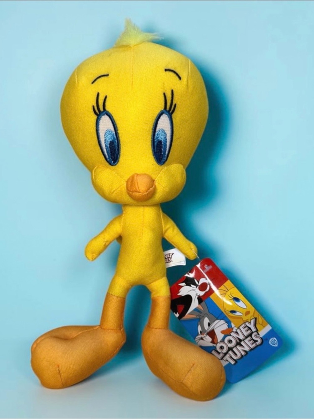 Warner Bros. Tweety Plush Toy - Yellow with Orange Beak and Feet